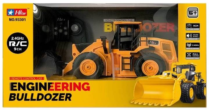 0540 Maszyna budowlana Kopaka Ładowarka Buldożer zdalnie sterowany pilot 