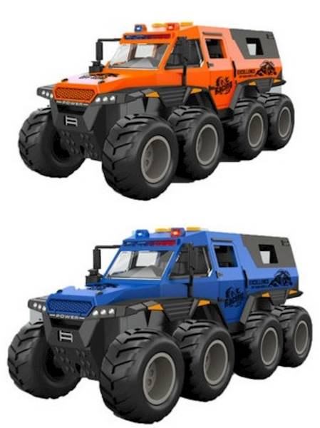 4563 Auto terenowe 6x6 z napędem – Pojazd z dźwiękiem i światłem