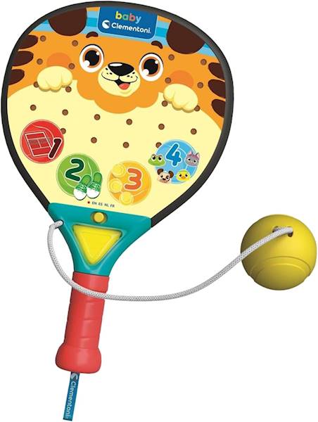 17591 Clementoni Edukacyjna Rakietka z piłką interaktywna