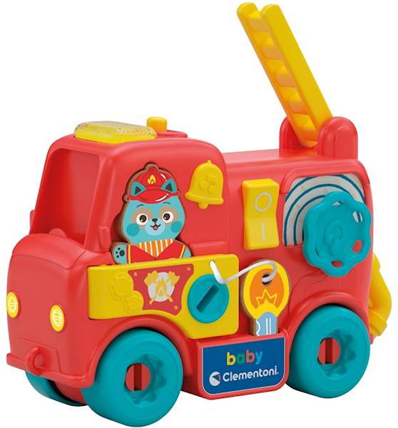 17595 Clementoni Baby Fire Engine Wóz Strażacki Interaktywny Montessori
