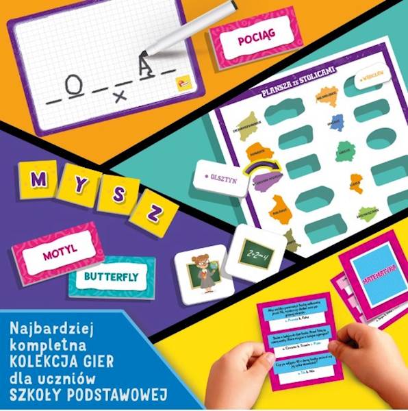 2913 Zestaw 50 gier edukacyjnych Lisciani I’m a Genius Talent School dla dzieci