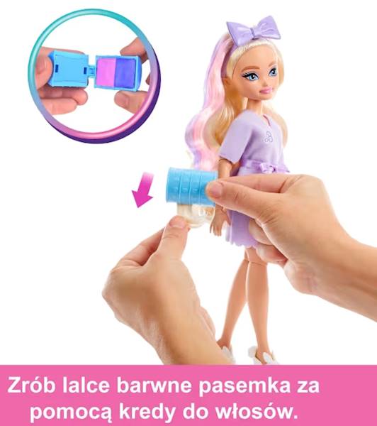 3280 Barbie Dream Besties lalka Malibu z akcesoriami Wyszykuj się ze mną