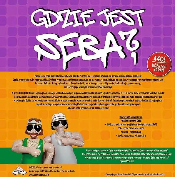 3572 Gra towarzyska karciana Gdzie jest Seba? Trefl 