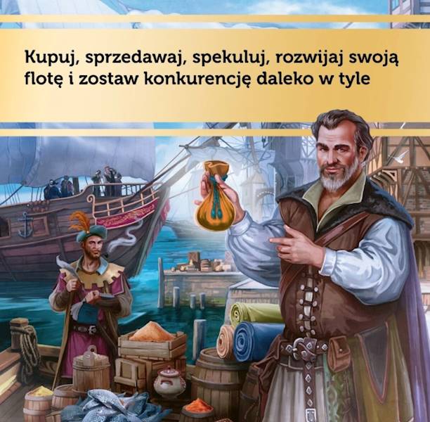 5996 Gra rodzinna Kupcy i Żeglarze karciana Trefl