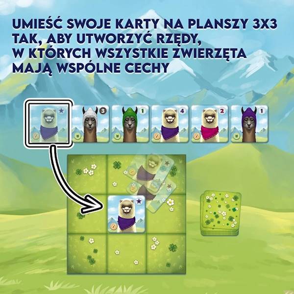 6009 Gra rodzinna Lamy i Alpaki karciana Trefl