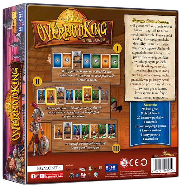 0455 Egmont Gra Planszowa Overbooking Brakuje Łóżek