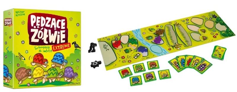 0387 Egmont Gra Planszowa Pędzące Żółwie Extreme