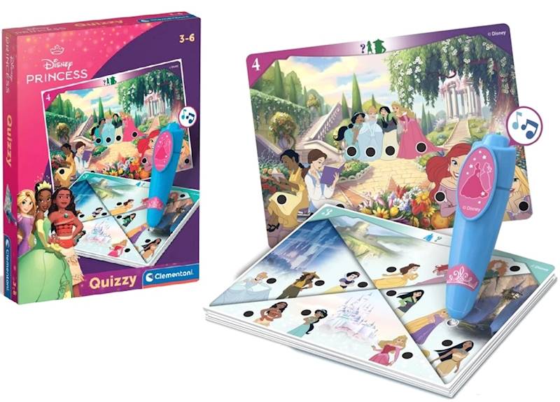 16673 Clementoni Interaktywny Quiz Księżniczki Disney Princess 