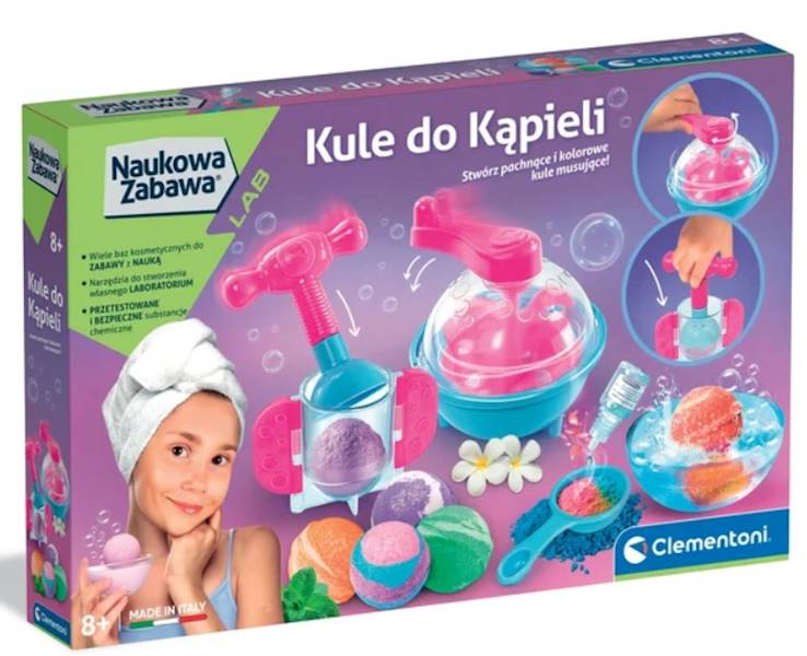 50397 Zestaw Clementoni Kule do kąpieli Naukowa zabawa