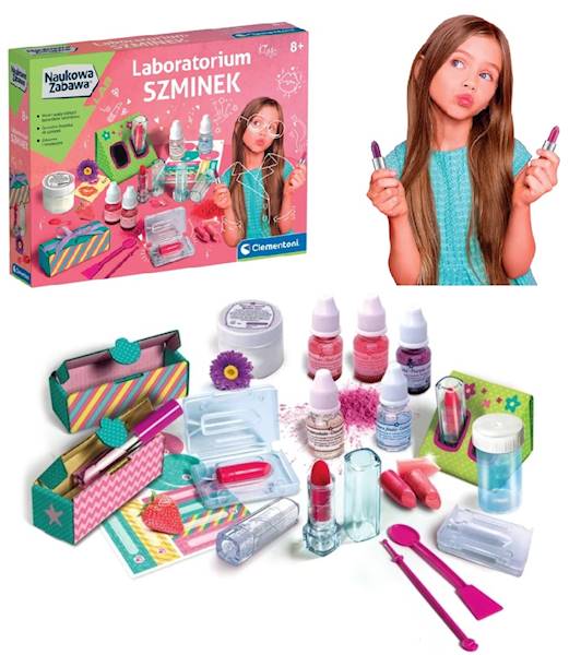 50920 Zestaw Clementoni Laboratorium Szminek Naukowa zabawa