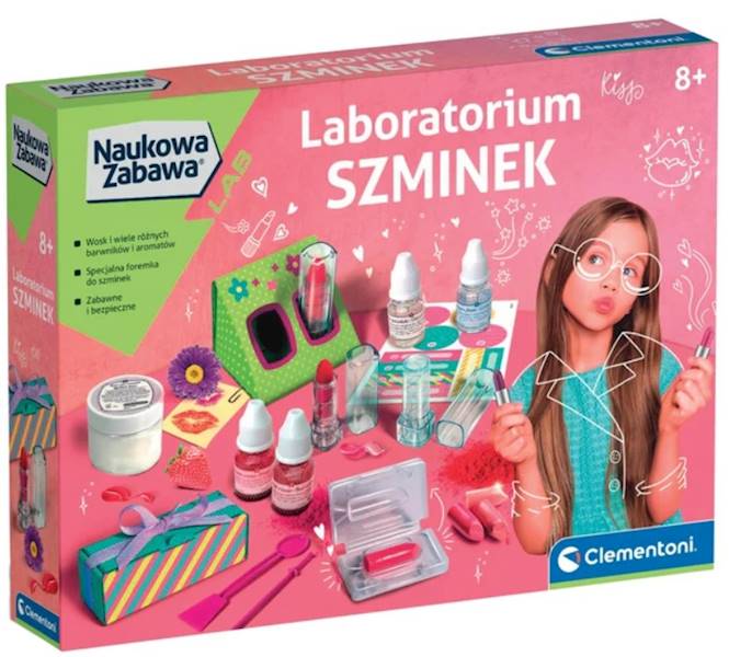 50920 Zestaw Clementoni Laboratorium Szminek Naukowa zabawa