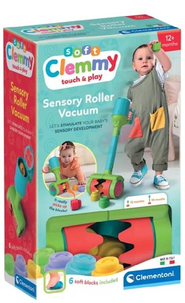 17975 Sorter z Miękkimi Klockami Odkurzacz Sensoryczny Clementoni