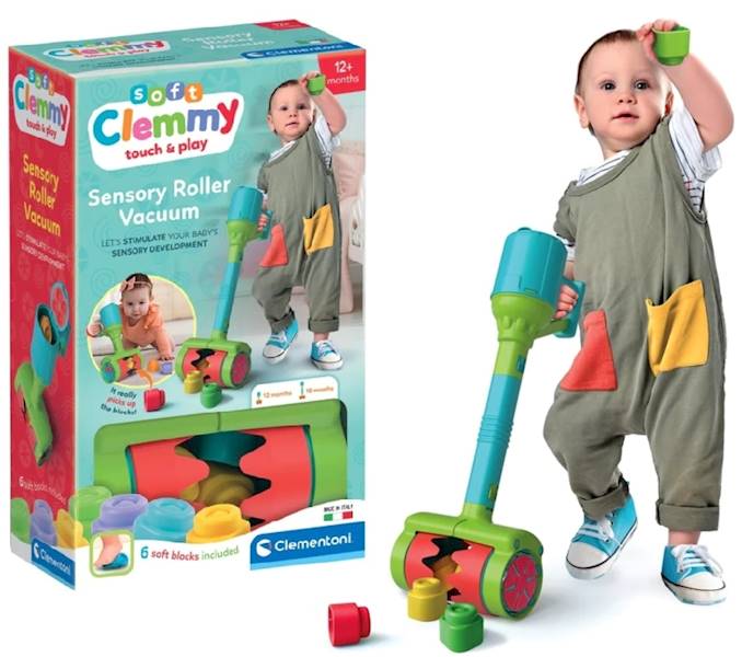 17975 Sorter z Miękkimi Klockami Odkurzacz Sensoryczny Clementoni