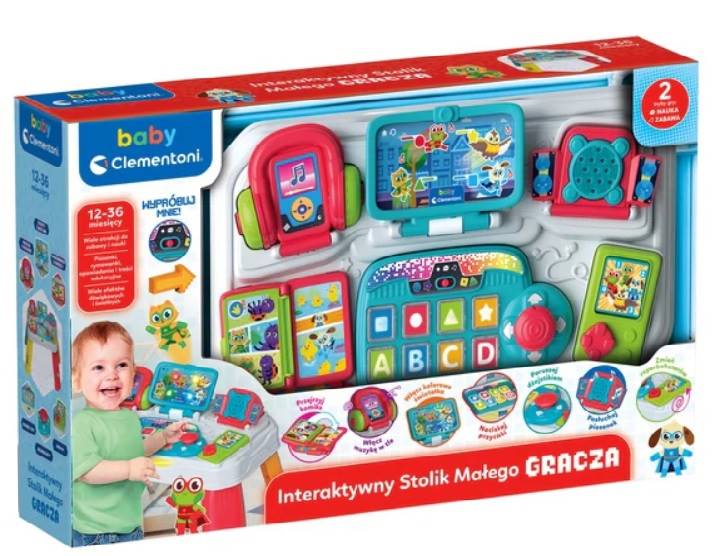 50385 Clementoni Baby Interatywny Stolik Małego Gracza 