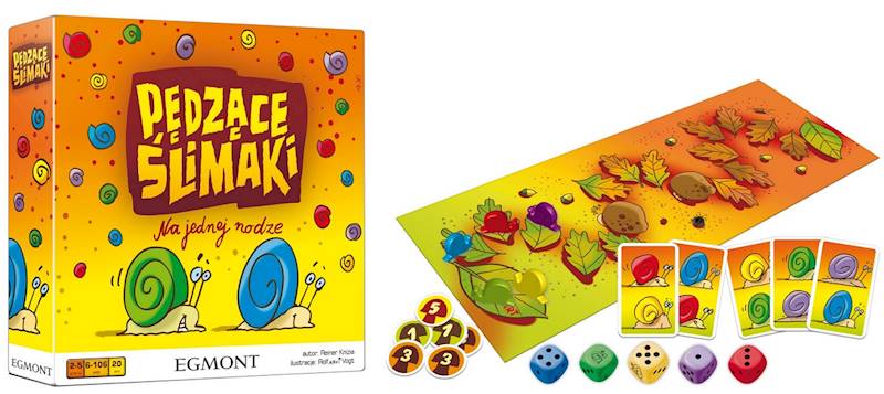 6396 Egmont Gra Planszowa Pędzące Ślimaki