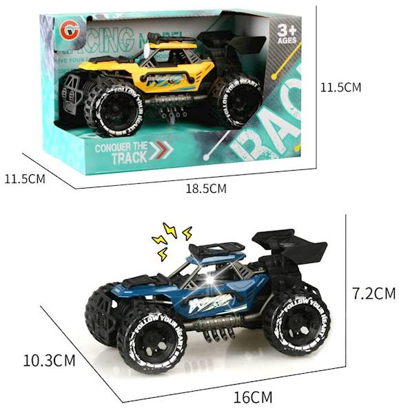 5843 Auto Terenowe Samochód dla Dzieci Światło Dźwięk Pojazd Zabawka 
