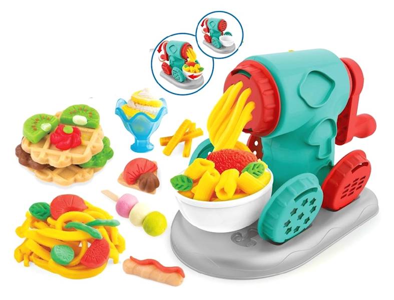 8028 Ciastolina Maszynka do Makaronu Zestaw Kreatywny Desery Kuchnia