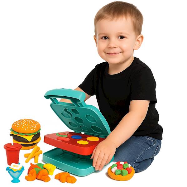 8042 Masa Plastyczna Waflownica Prasa Foremki Kreatywne Gotowanie Zestaw