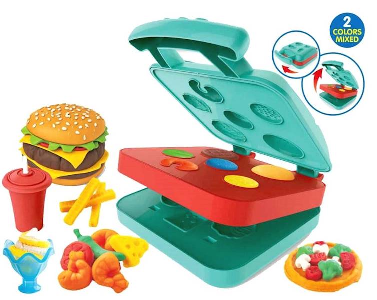 8042 Masa Plastyczna Waflownica Prasa Foremki Kreatywne Gotowanie Zestaw