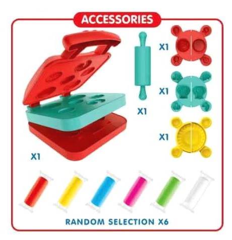 8042 Masa Plastyczna Waflownica Prasa Foremki Kreatywne Gotowanie Zestaw