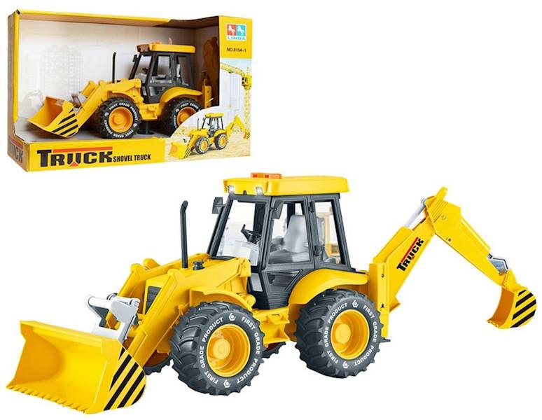 9522 Koparko-Ładowarka 30 cm z Ruchomym Ramieniem Pojazd Budowlany