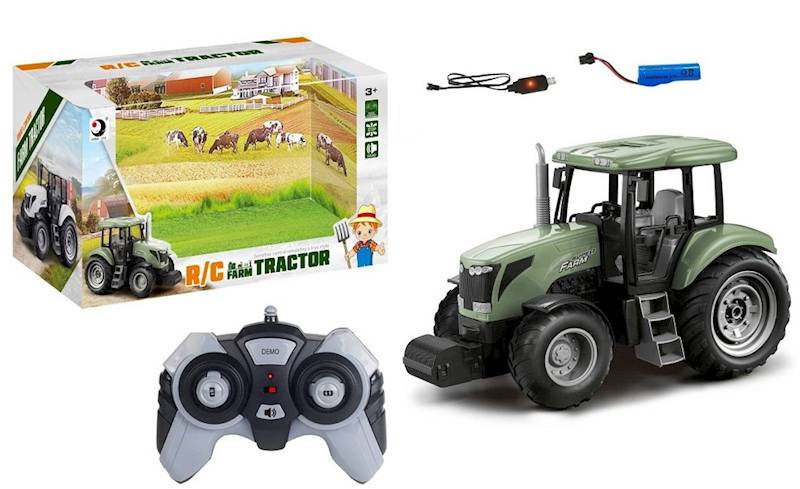 0700 Traktor Zdalnie Sterowany R/C Duży Traktor na Pilota + Akumulator USB