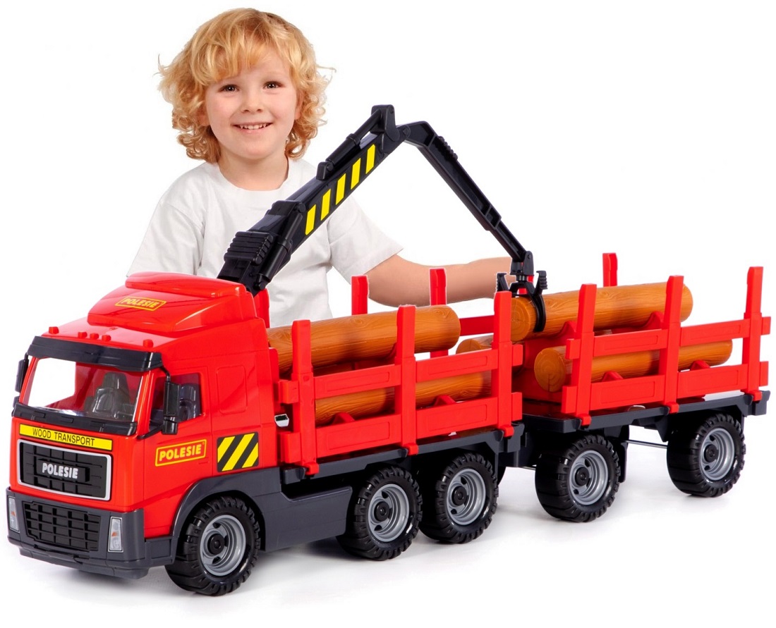 77cm Wielki Tir Dźwig Przyczepa z drewnem Transporter do przewozu dłużycy
