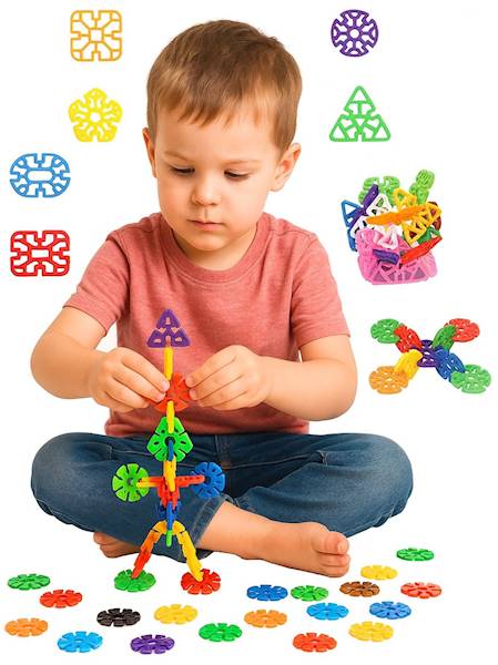 9944 Klocki konstrukcyjne Zestaw kreatywny 3D Kolorowe klocki edukacyjne 