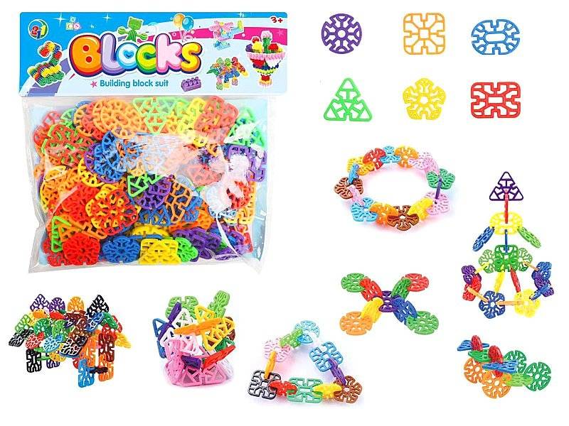 9944 Klocki konstrukcyjne Zestaw kreatywny 3D Kolorowe klocki edukacyjne 