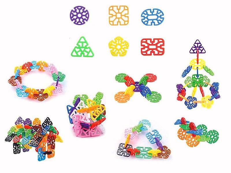 9944 Klocki konstrukcyjne Zestaw kreatywny 3D Kolorowe klocki edukacyjne 