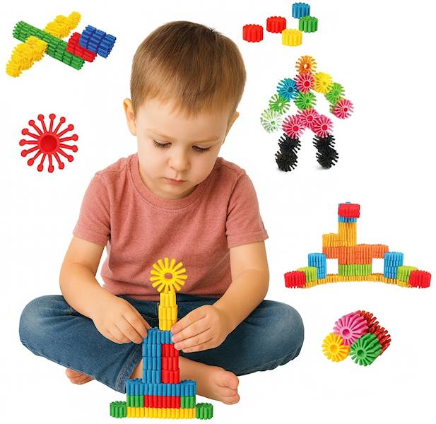 9951 Klocki konstrukcyjne 3D Zestaw kreatywny Klocki montażowe rozwijające