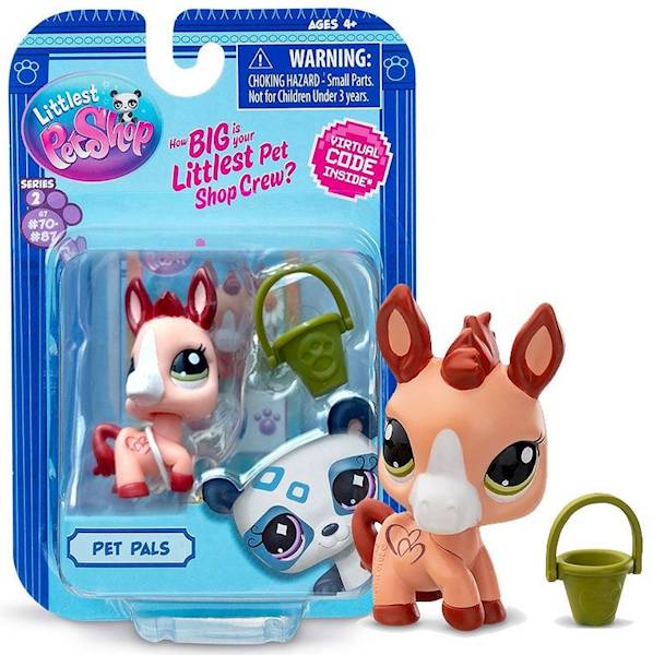 9838 Littlest Pet Shop figurka G7 #87 przyjaciele zwierząt osiołek 