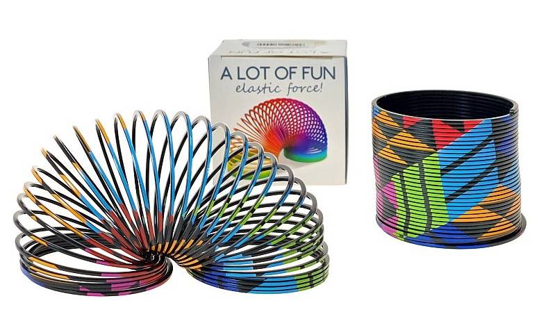 4444 Sprężyna Tęczowa Zabawka Kolorowa Sprężynka Dla Dzieci 