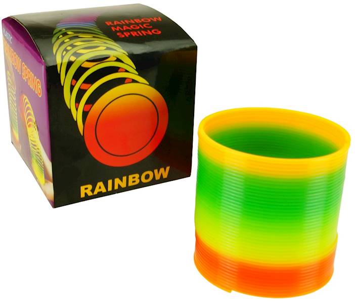 4619 Sprężyna Tęczowa Rainbow Spring Kolorowa Sprężynka Zabawka Dla Dzieci