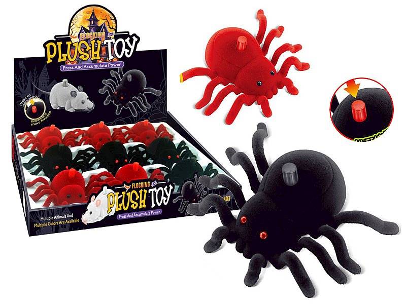 9937 Chodzący Pająk Zabawka Pluszowy Pajak Straszny Gadżet Dla Dzieci