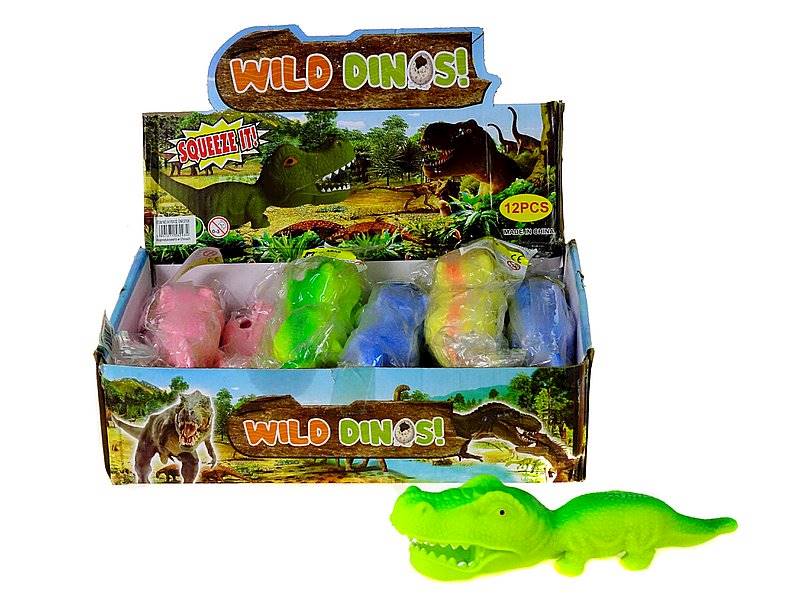 2934 Dinozaur Gniotek Ściskany Krokodyl Antystresowa Zabawka Dla Dzieci 