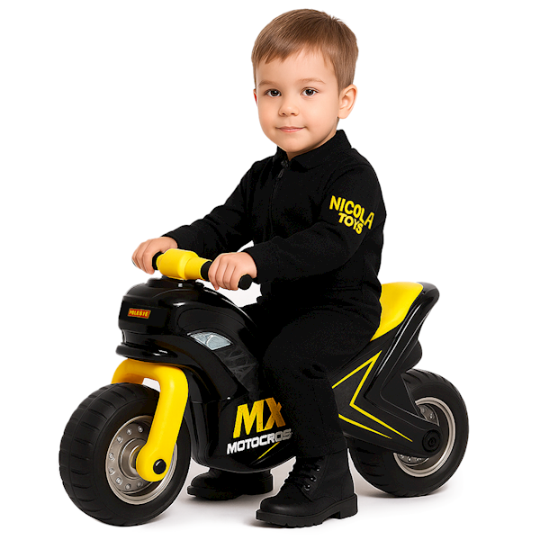 74915 Jeździk Motorek dla Dzieci MX Motocross Biegowy Motocykl Jeździk Sportowy