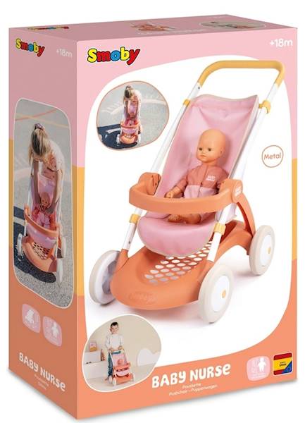 0244 Wózek dla lalek Smoby Baby Nurse Spacerówka do lalek 