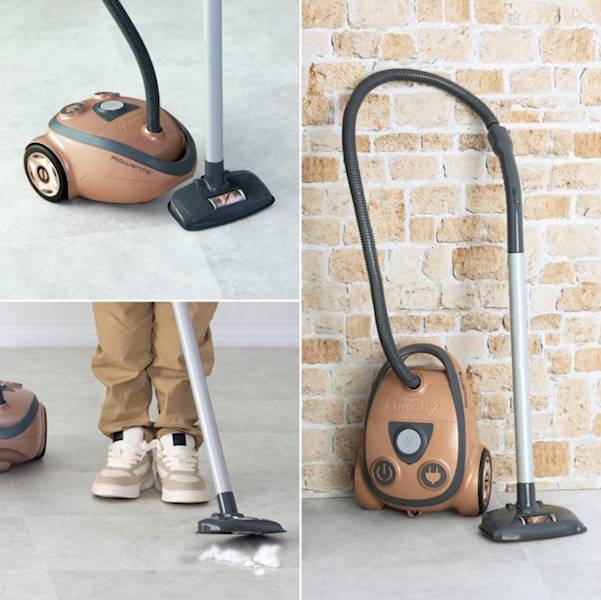 2223 Smoby Odkurzacz dla dzieci ROWENTA z Dźwiękiem Zestaw do sprzątania