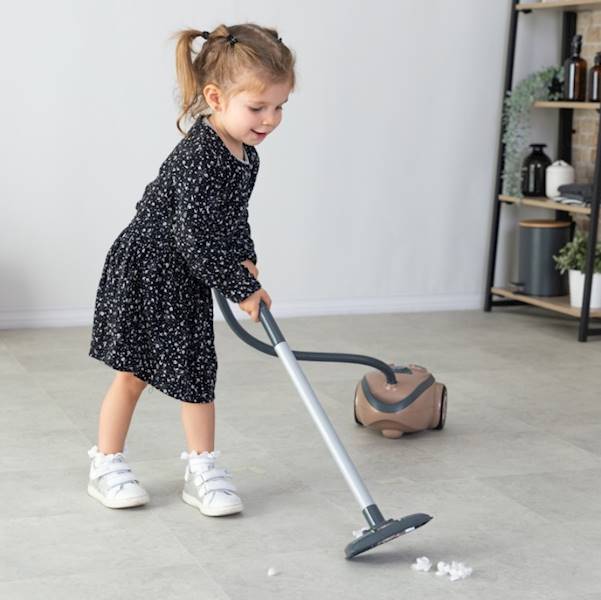 2223 Smoby Odkurzacz dla dzieci ROWENTA z Dźwiękiem Zestaw do sprzątania