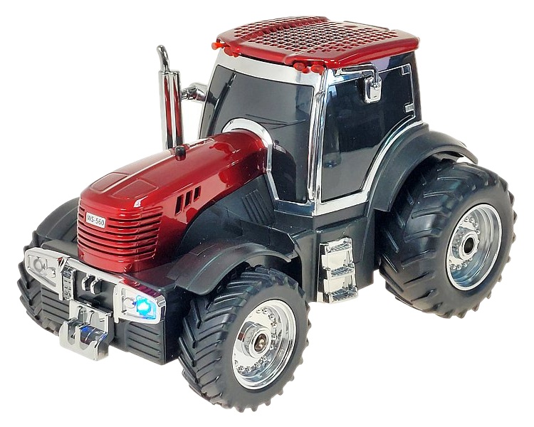 7537 Przenośny głośnik realistyczny model samochodu Traktor radio fm 