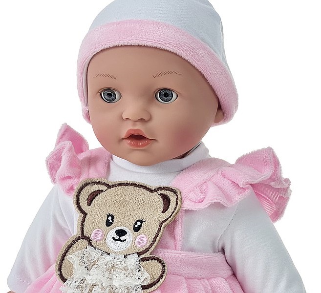 3530 Lalka bobas 40cm interaktywna miękka lalka niemowlak w ubranku 3530
