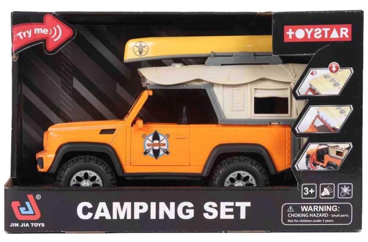 1462 Samochód terenowy auto kempingowe dla dzieci z światłem i dźwiękiem