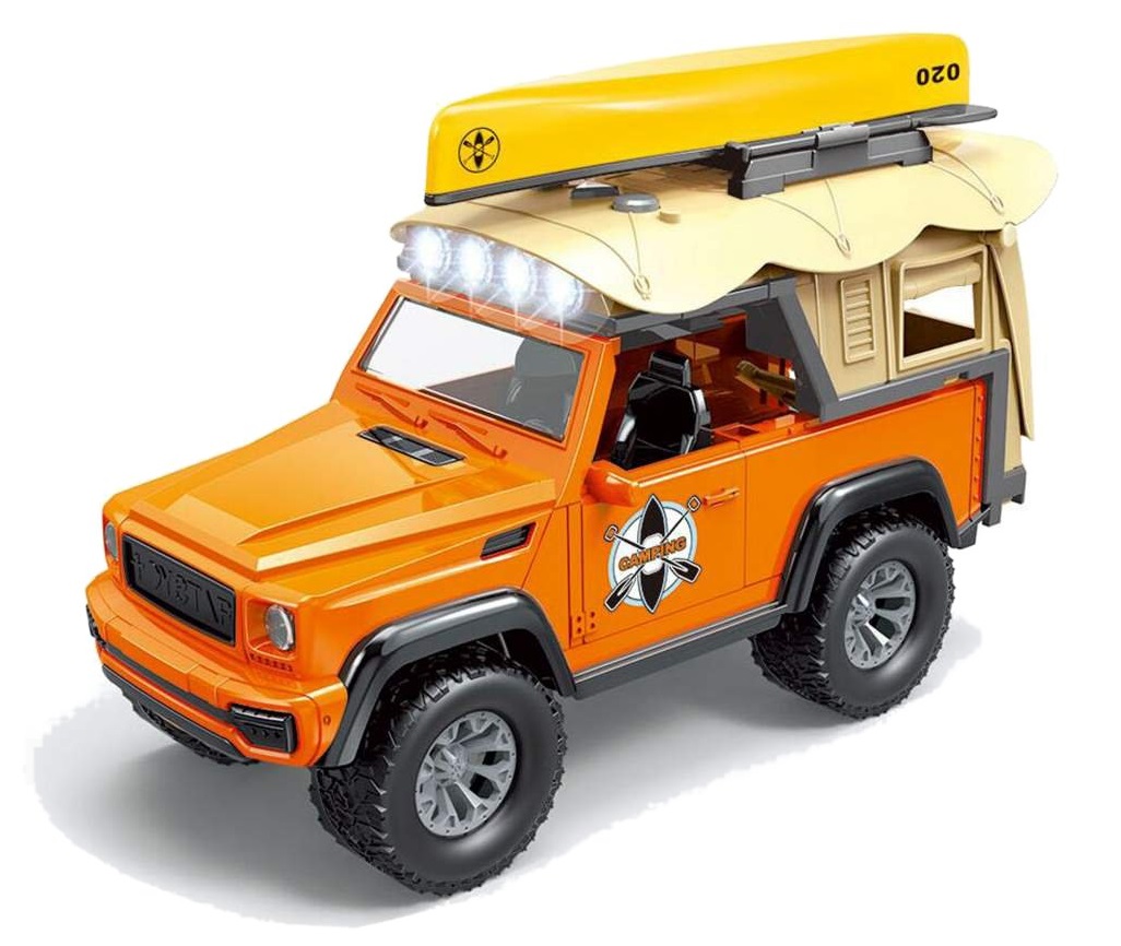 1462 Samochód terenowy auto kempingowe dla dzieci z światłem i dźwiękiem