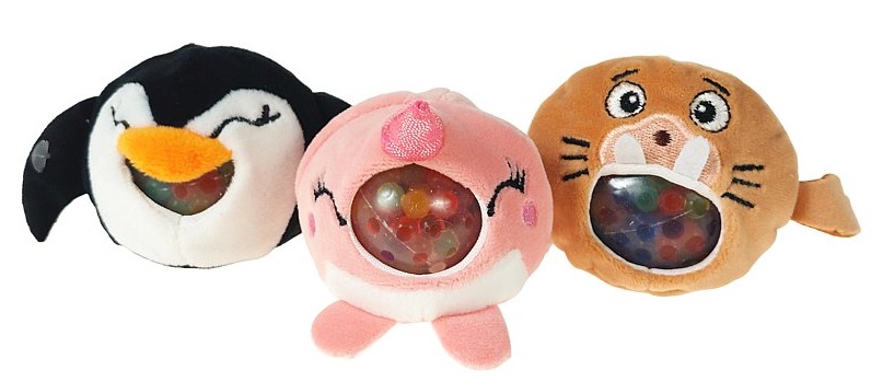 9363 Gniotek antystresowy pluszak z kulkami Antystres dla dzieci i dorosłych