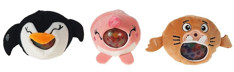 9363 Gniotek antystresowy pluszak z kulkami Antystres dla dzieci i dorosłych