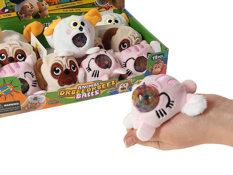 9356 Gniotek antystresowy pluszak z kulkami Antystres dla dzieci i dorosłych