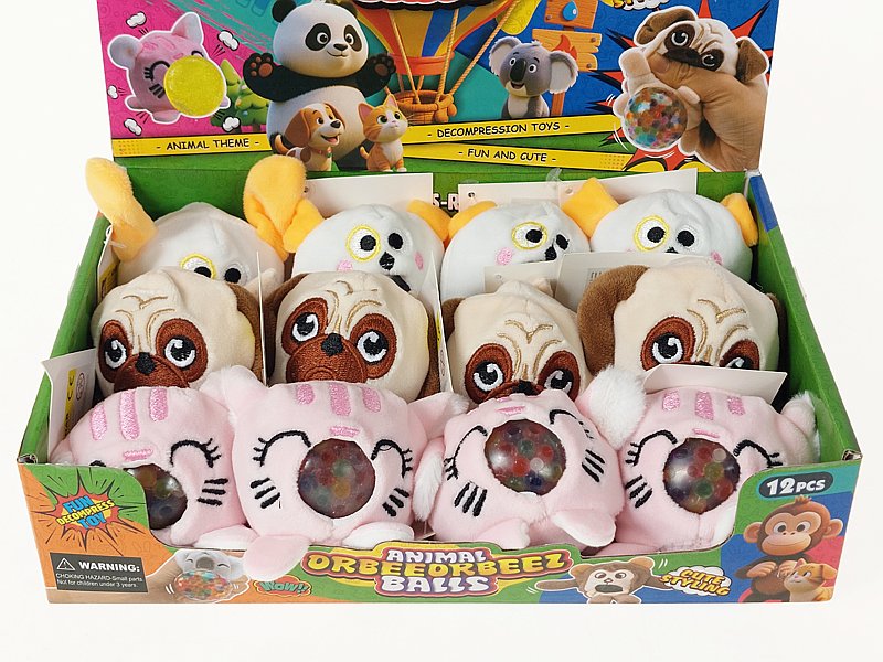 9356 Gniotek antystresowy pluszak z kulkami Antystres dla dzieci i dorosłych