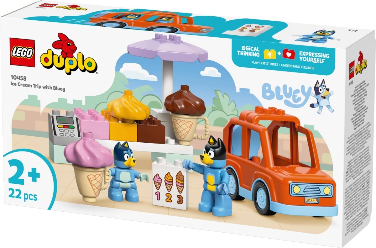 10458 Lego Klocki Duplo Bluey Wyprawa po lody z Bluey