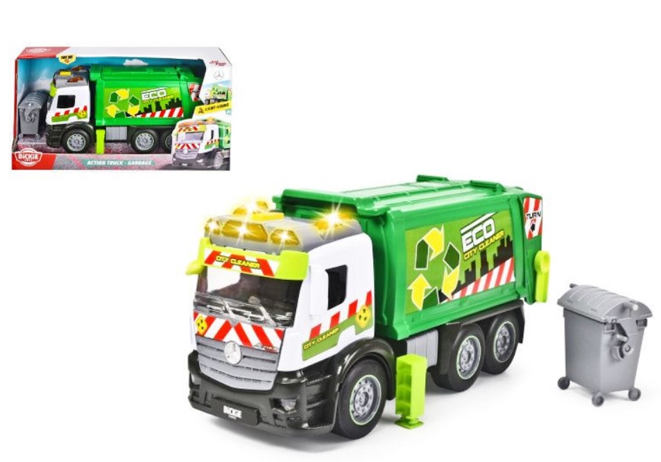 6152 DICKIE TOYS CITY ŚMIECIARKA ŚWIATŁO DŹWIĘK